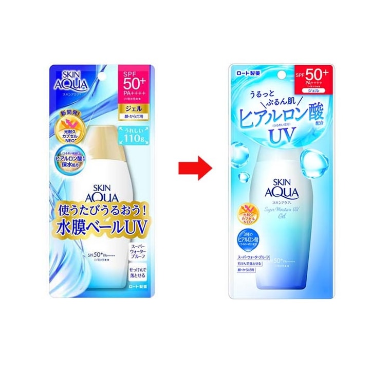 Rohto Skin Aqua UV Super Moisture Gel SPF 50+ PA++++ 110g